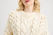 Sweaters for Women Trendy Crewneck Long Sleeve  Sweater Tops Fall 2025 Chunky Cable Knit Pullover Sweaters