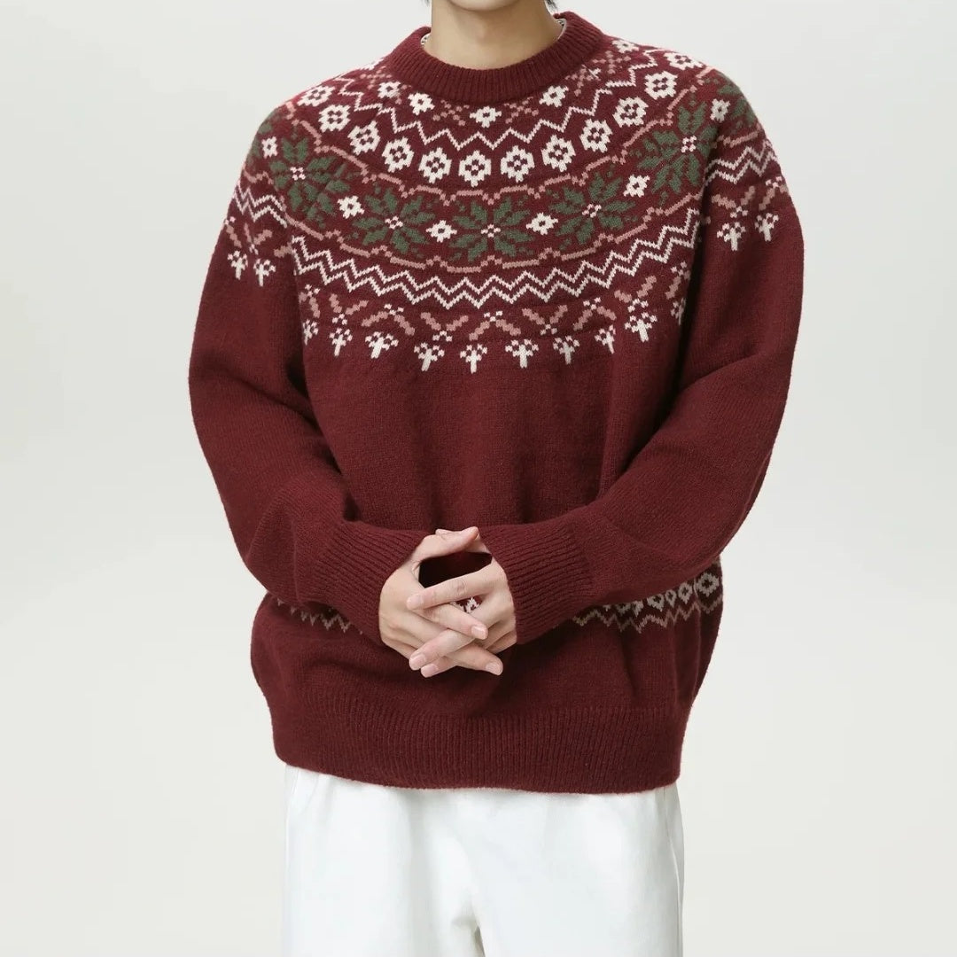 Men's Jacquard Sweaters for Fall and Winter Collections