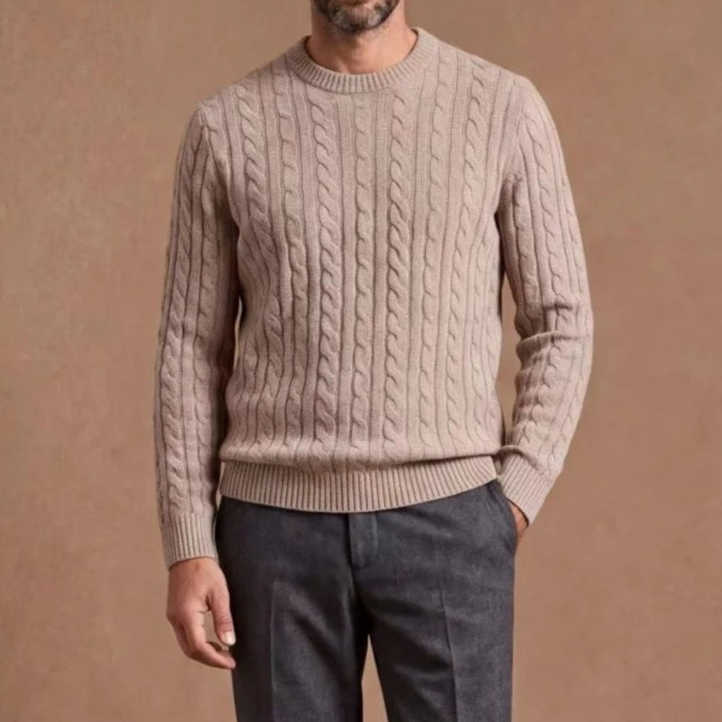 OEM Men's Cable Knit Sweaters for Fashion Brands