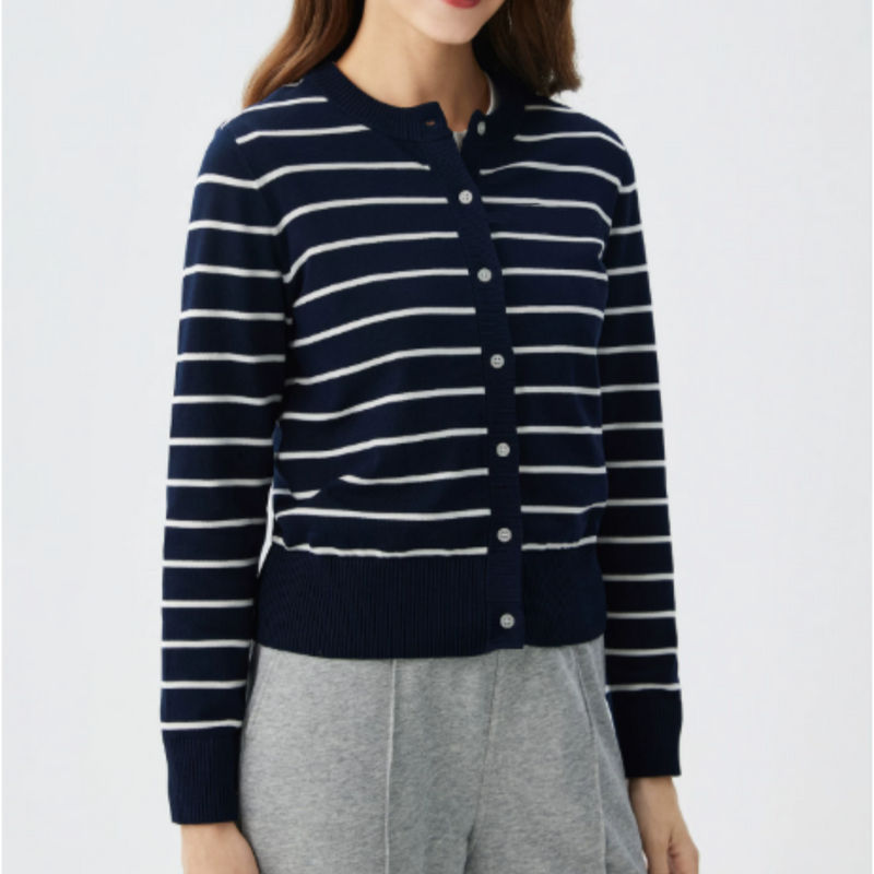 Best Fabrics for Women’s Striped Sweaters: Acrylic, Cotton, Wool and Blends
