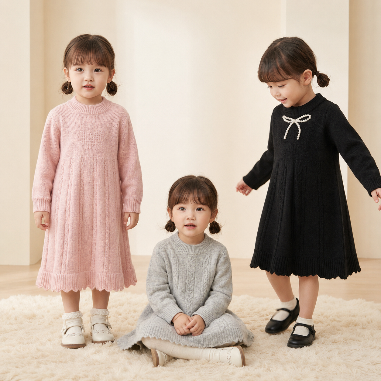 Cotton vs Wool vs Acrylic Girls' Sweater Dresses: Which Fabric Is Better?