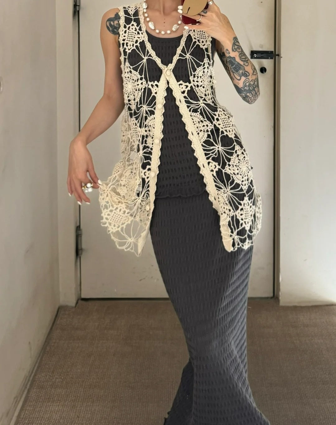 Hand Crochet Knit Cardigan Price