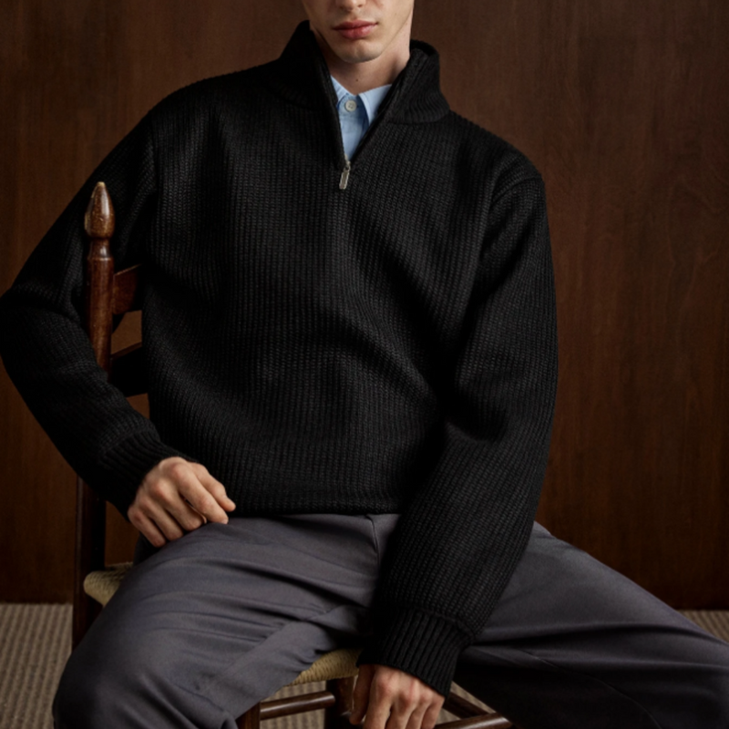 How to Choose the Right Knit Gauge for Men's Half Zip Sweaters