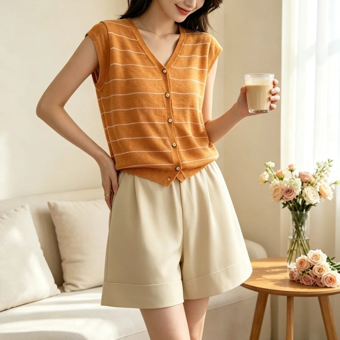 Women's V-Neck Cable Knit Sweater Vest vs Plain Knit Vest: Which Style Is Better?
