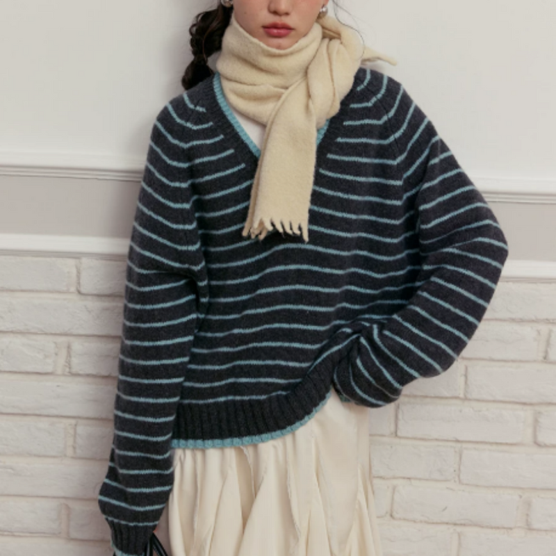 Best Fabrics for Women’s Striped Pullover Sweaters