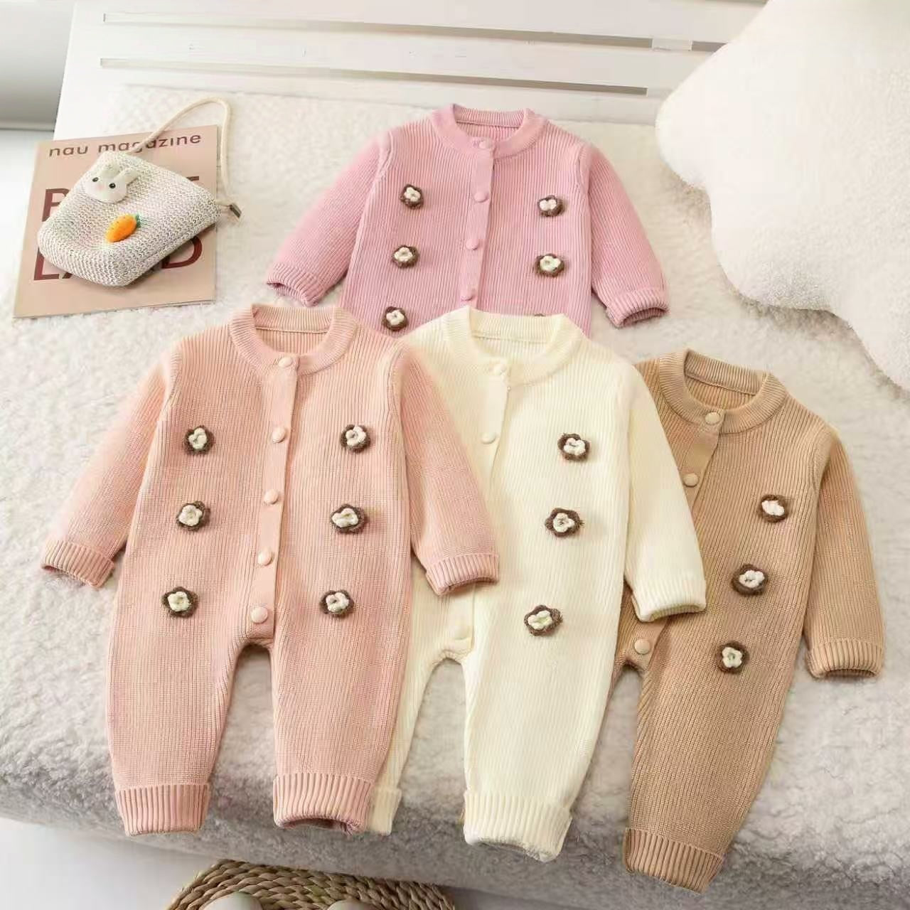Baby Knit Rompers