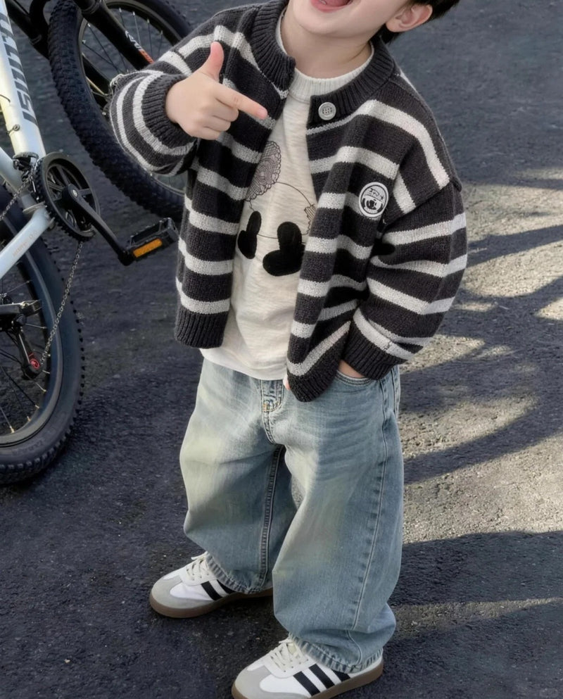 Boys Cardigans Sweater