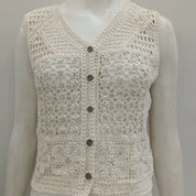 Hand Crochet Knit Cardigan
