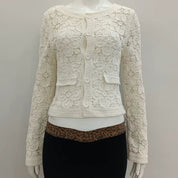 Hand Crochet Knit Cardigan