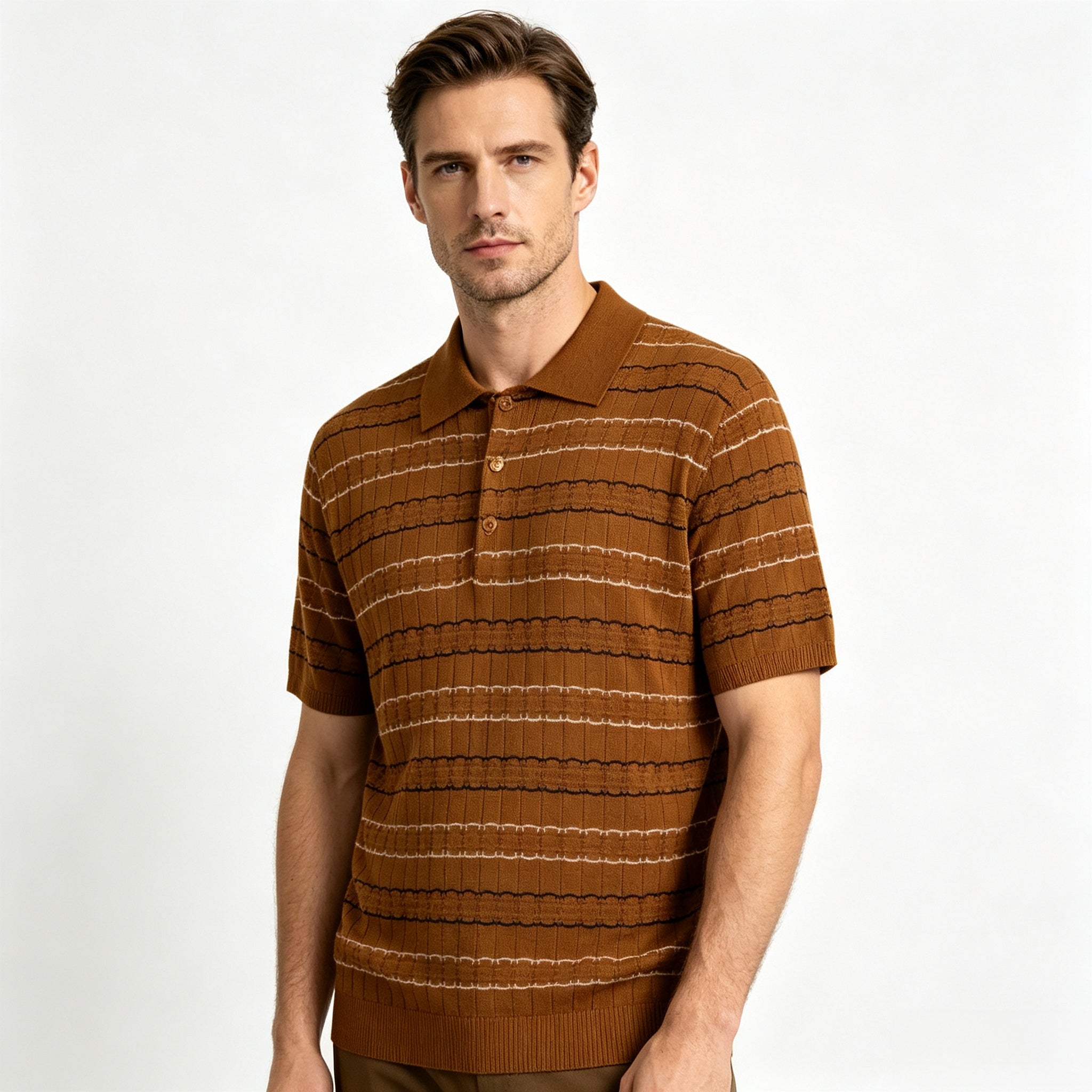 Men's Knitted Polo Shirts