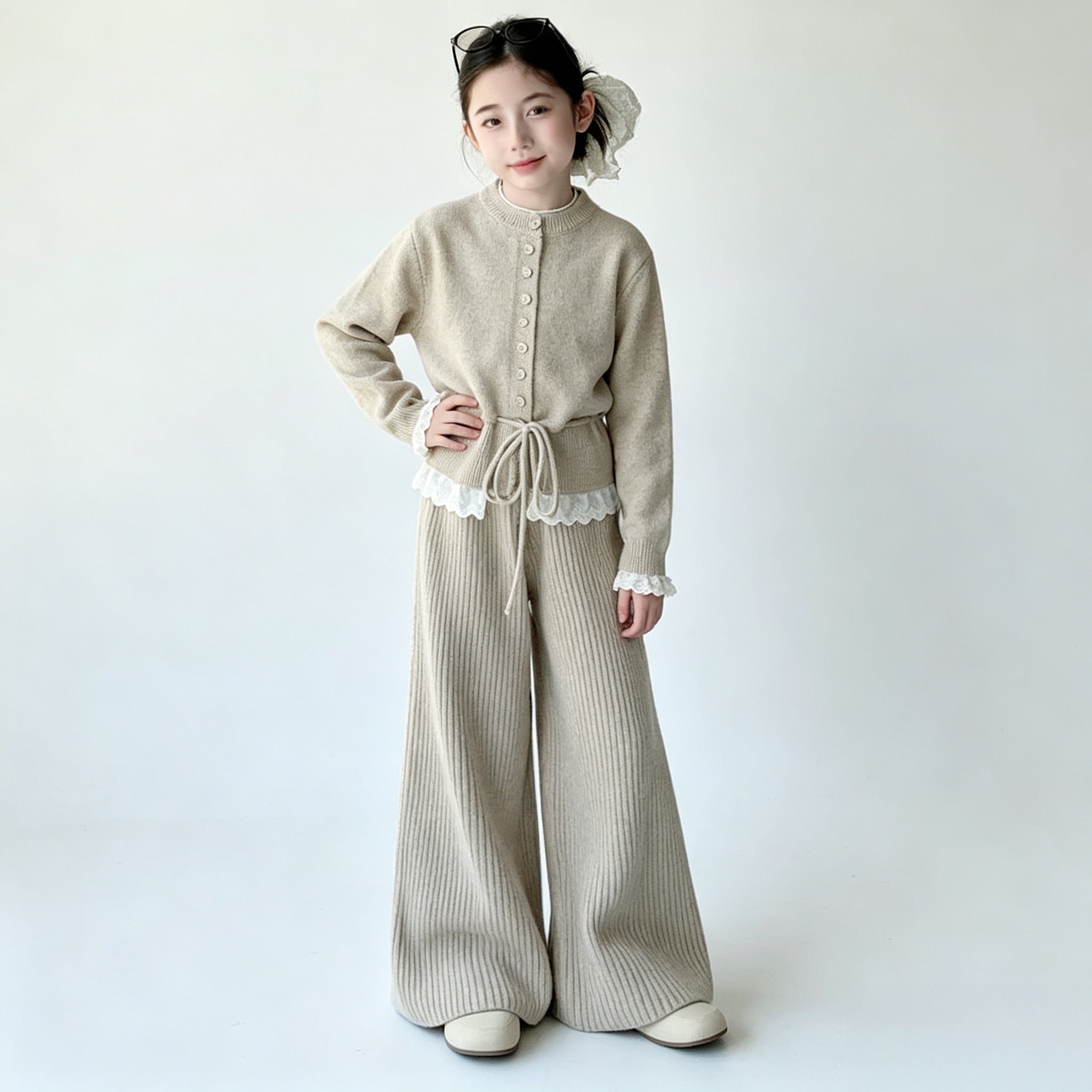 Girls' Sweater and Pants Set