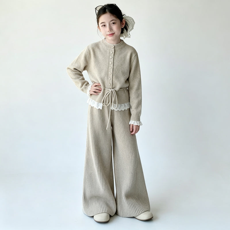Girls' Sweater and Pants Set