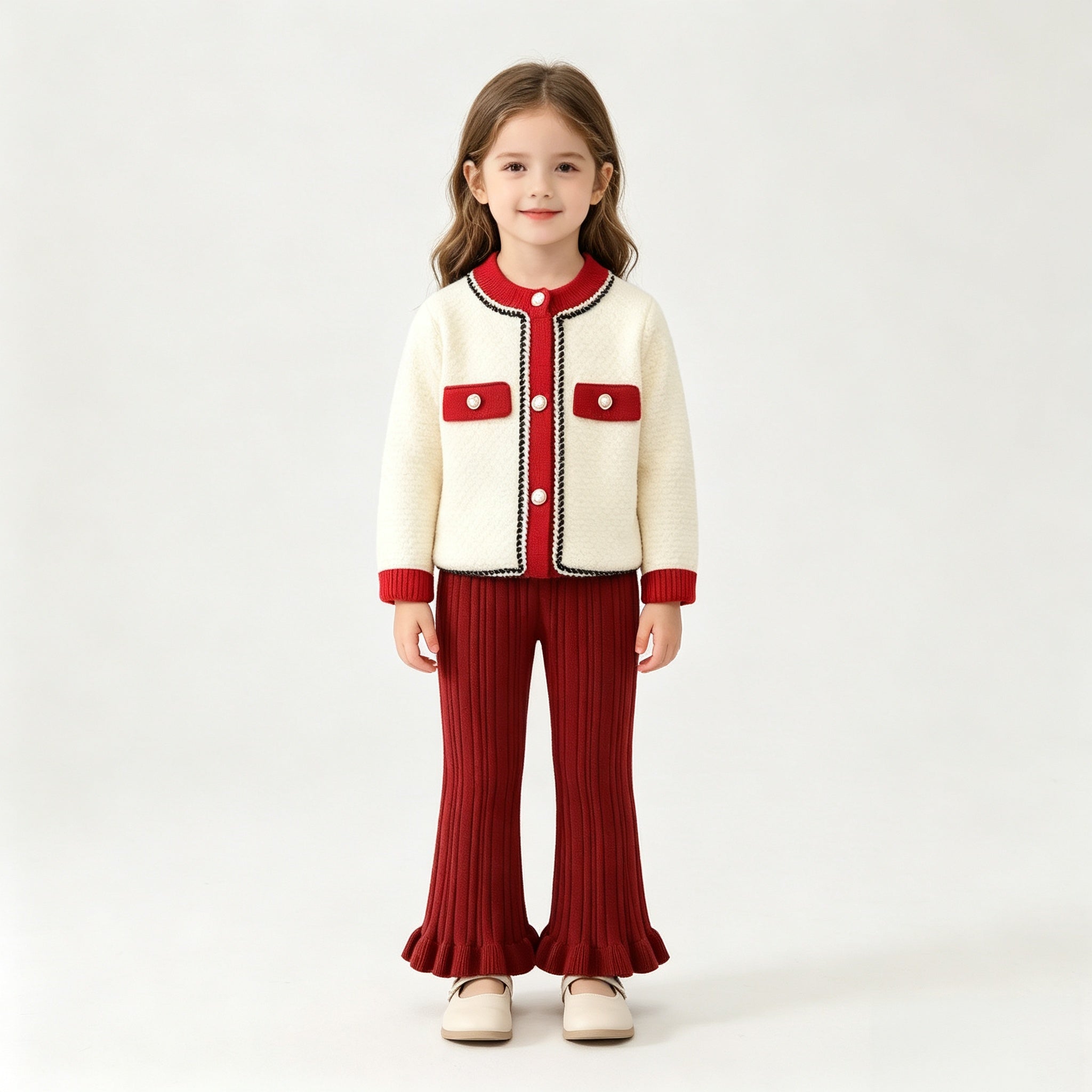 Girls' Sweater and Pants Set