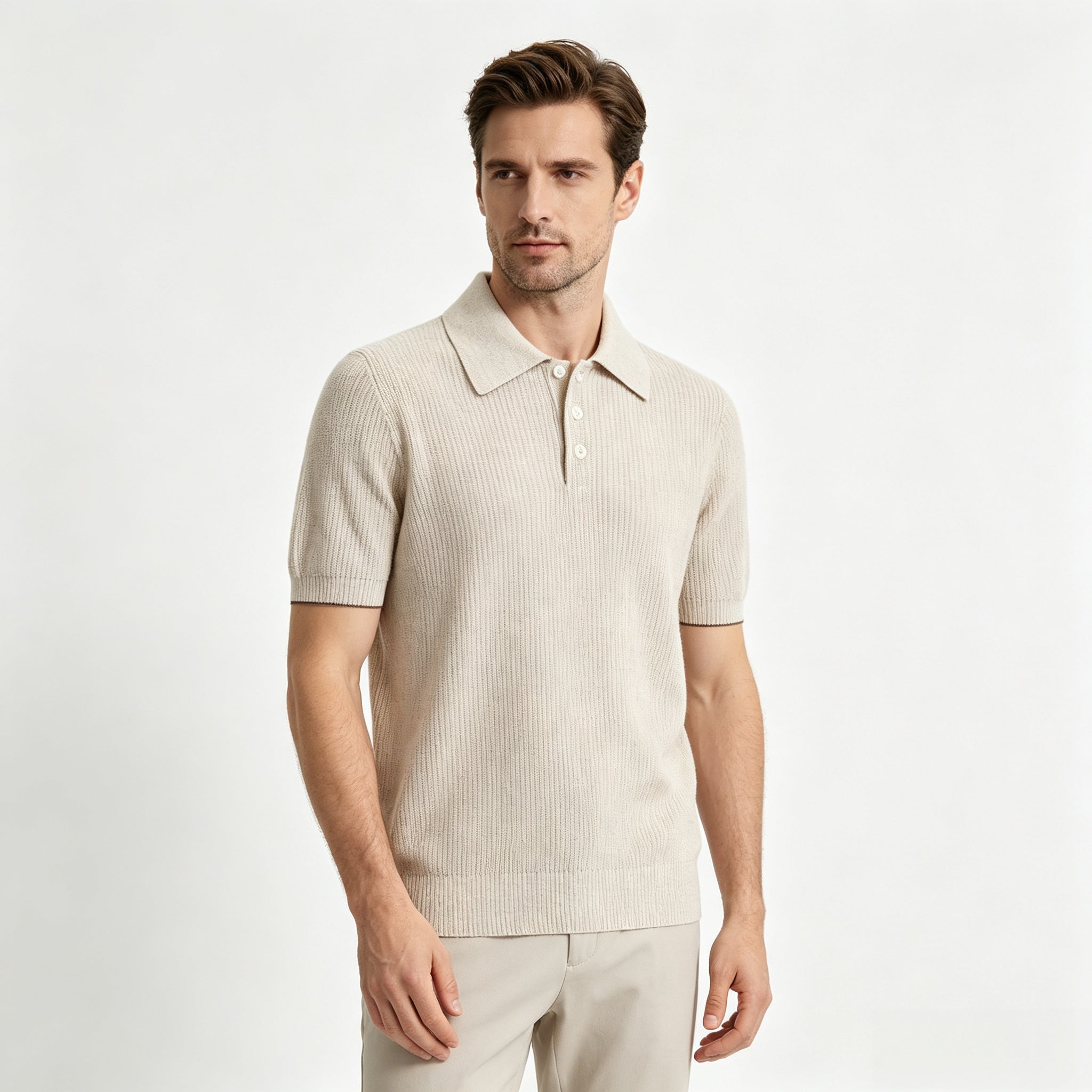 Men's Knitted Polo Shirts