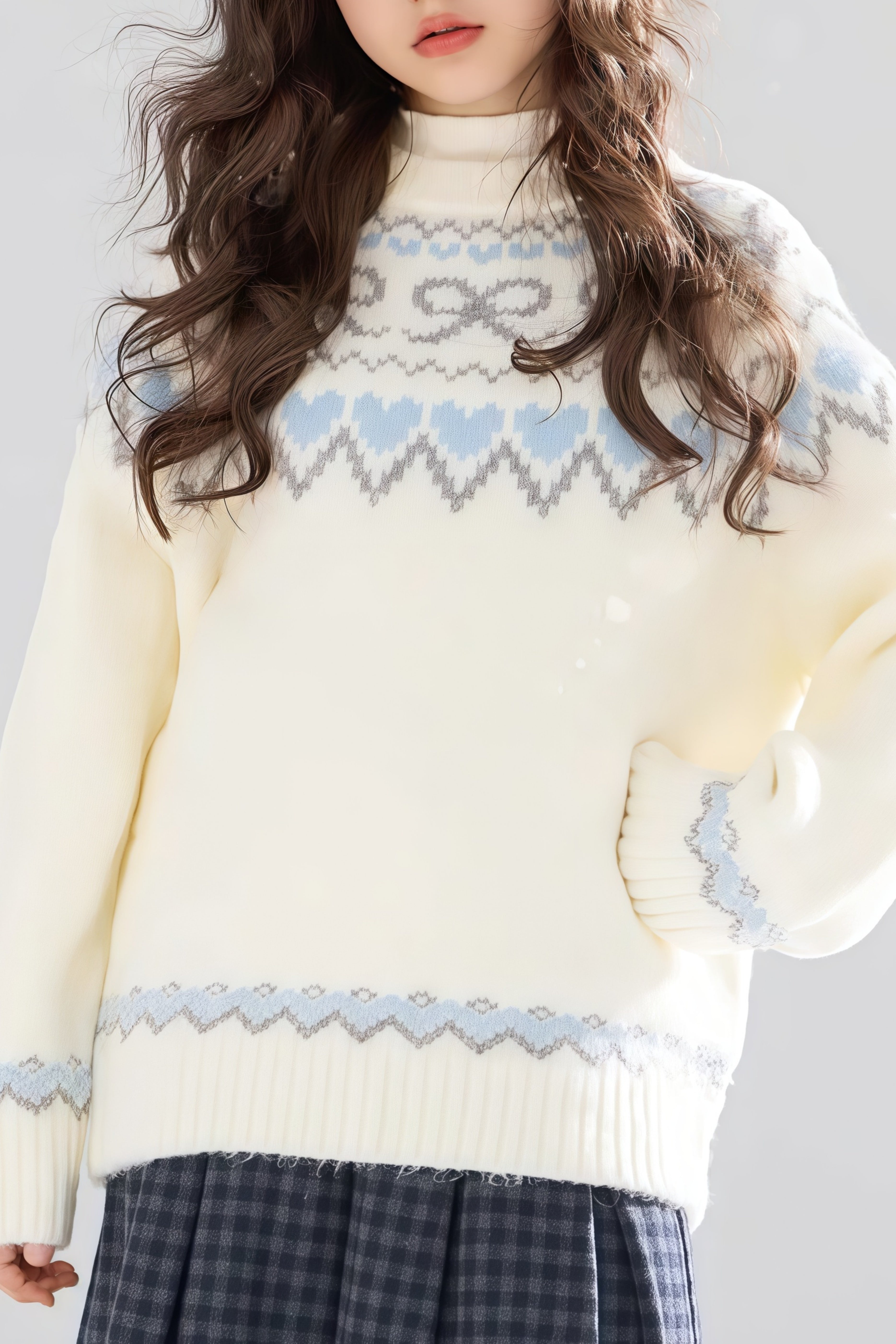 Girl Jacquard Sweater