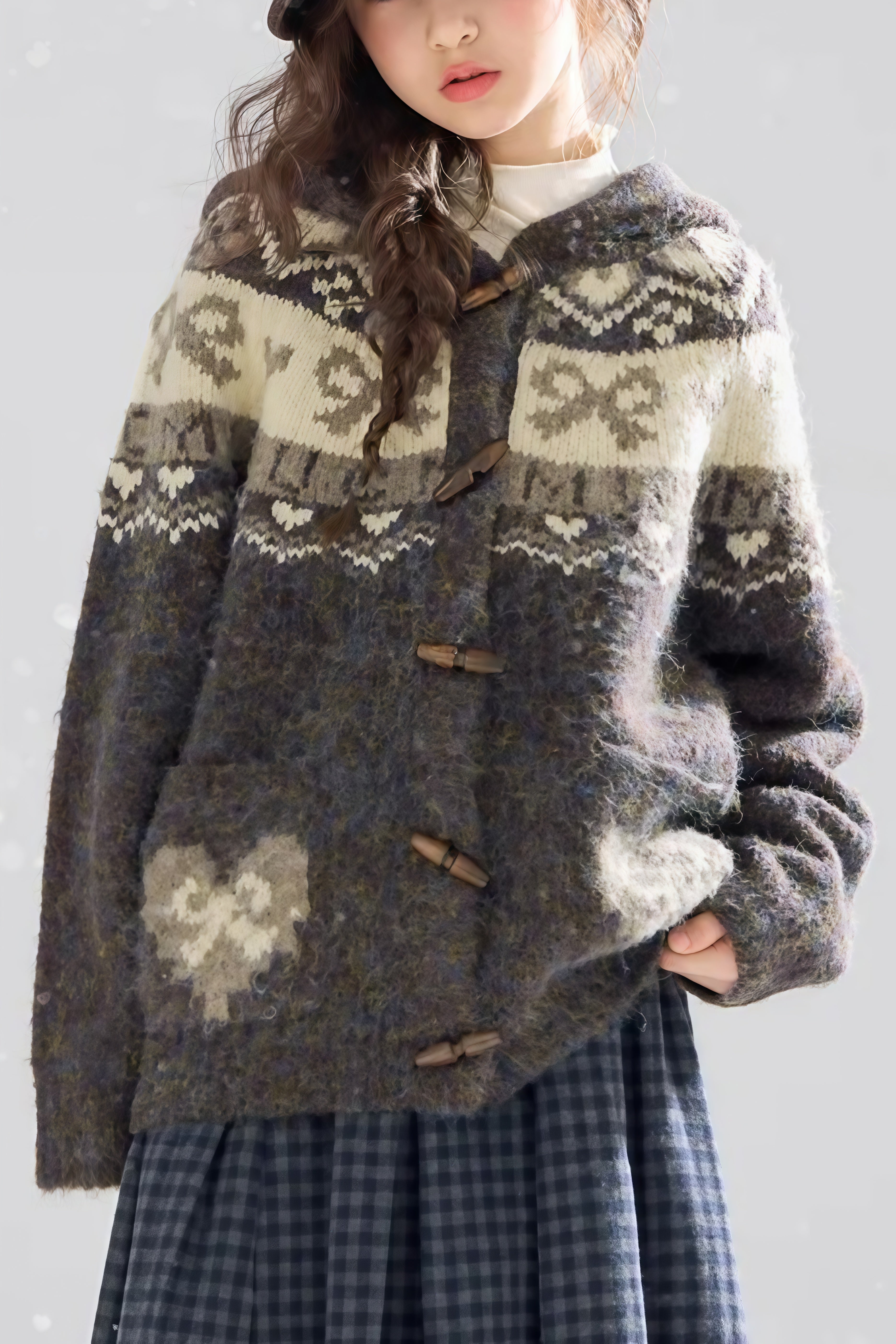 Girl Jacquard Sweater