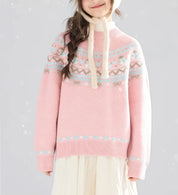 Girl Jacquard Sweater