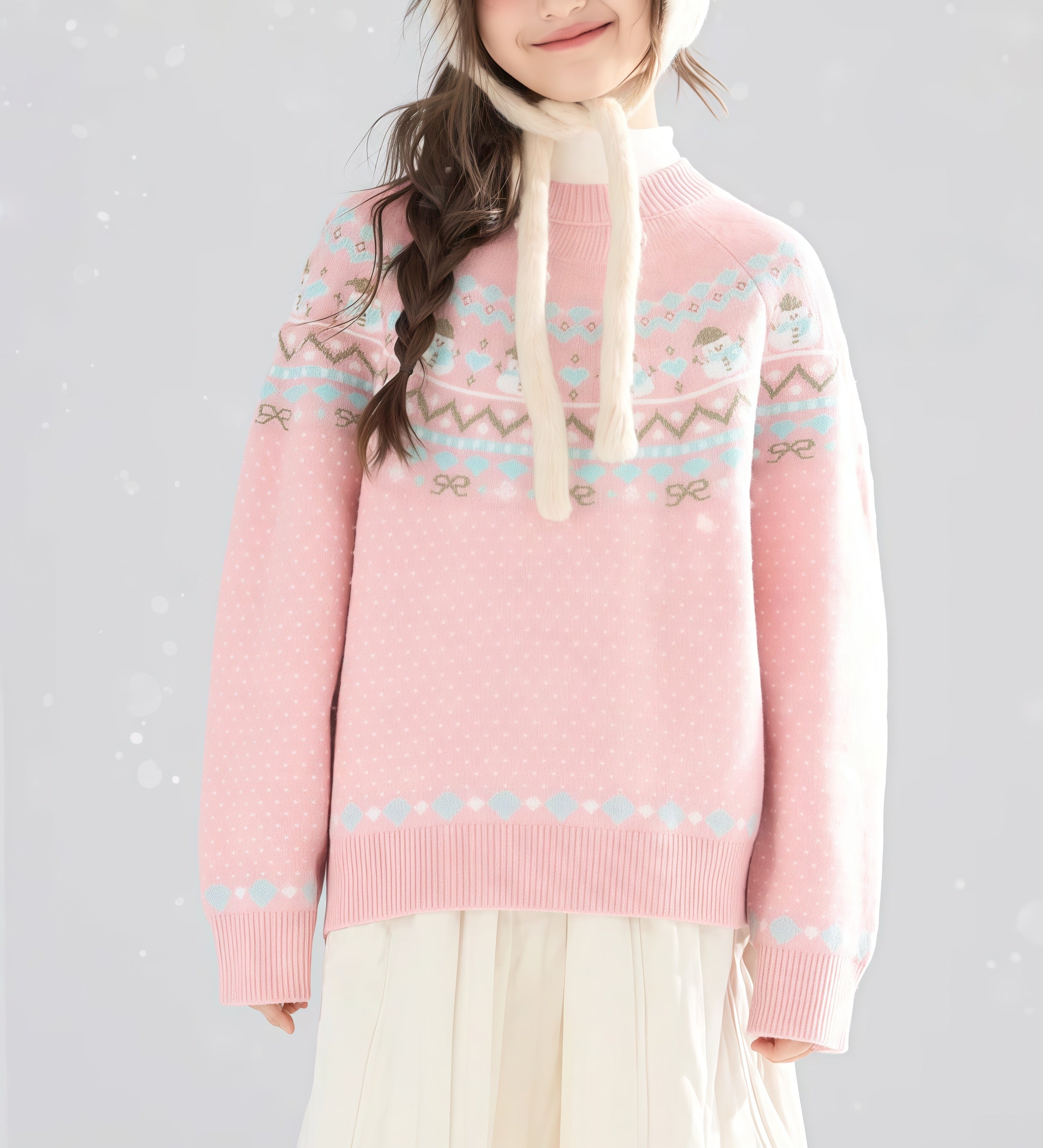 Girl Jacquard Sweater