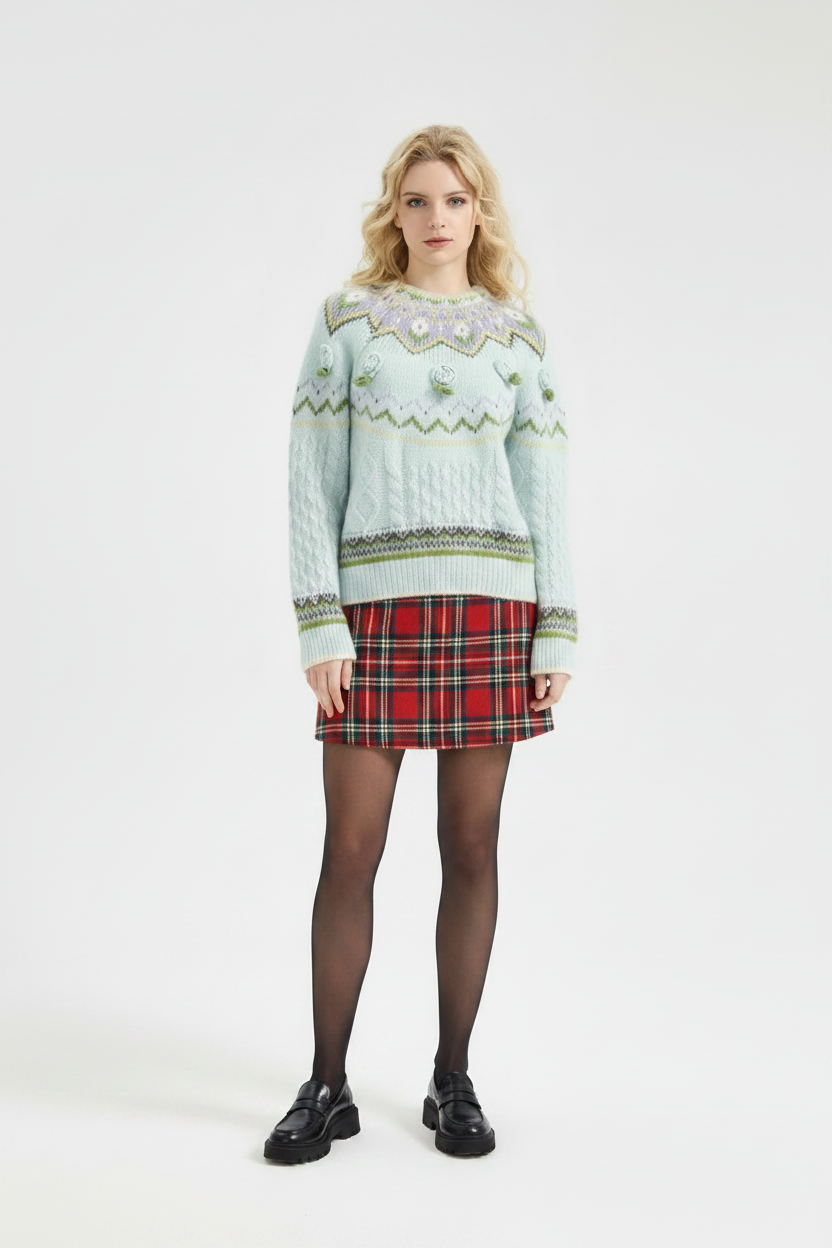 Plaid Mini Skirt
